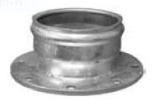 Galvanized Steel Flange Adapters Female Ringlock PIP 8 Inch