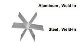 4" Water Meters Straightening Vanes Aluminum