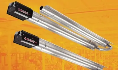Radiant Tube Heaters Natural Gas or Propane (Choose Size)