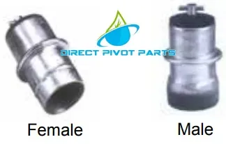 Male / Female Threaded Galvanized Steel Valve Stub (Choose Size/Style)