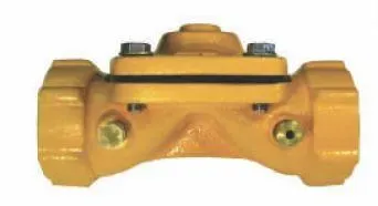 Seal Matic 1-1/4" Pivot End Gun Valve with Auto Drain & Plug 