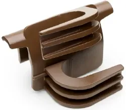 Truss Rod Clip 5/8" Brown