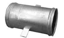 Galvanized Steel Repair Coupler (Choose Size and Style)