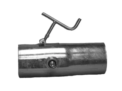 Galvanized Plain End Butterfly Line Valve w/ Gasket 10 Inch