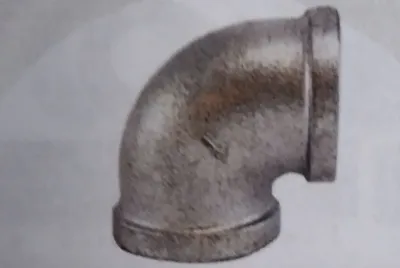 6" Galvanized Pipe Elbow 90 Degree 