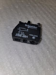 Single contact block, Harmony XB4, silver alloy, screw clamp terminal, early make 1NO