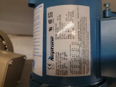 Neptune 3 Phase Chemigation Motor