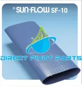 6" x 300' Blue PVC Low Pressure Discharge Hose Cut/FT