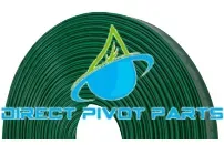 4" x 300' Rivulis Green PVC Medium Pressure Layflat Hose Roll