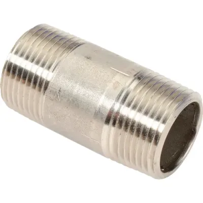 3/4" X 2" S40 Stainless Steel Pipe Nipple