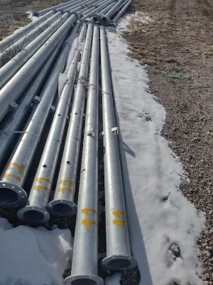 Zimmatic 510 Compatible Pivot Pipe 5 9/16 Intermediate Long Pipe 44'
