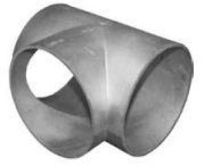 Cast Aluminum Weld-On Tee Size 8 Inch
