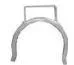 Painted Steel Horseshoe Clamp Size (Choose Size)