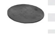 Black Steel Disc Weld On (Choose Size)