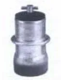 8" x 8" Male Threaded Galvanized Steel Valve Stub 