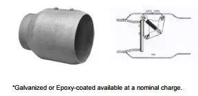 Black Steel Check Valve-Weld On Size 6 Inch