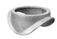 Cast Aluminum Weld-On Saddle Size 8 x 8 Inch