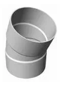 22.5 Degree Elbow - PVC Solvent 12 Inch PIP