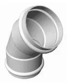45 Degree Elbow - PVC Gasketed 10 Inch PIP