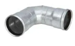 Galvanized Steel 90 Degree Elbow