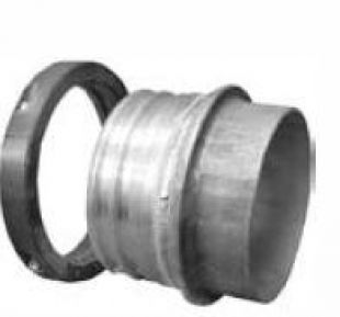 4-Inch 3 Segment MALE Hose Fitting