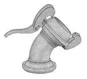 6-Inch 45 Degree Elbow - Bauer Style