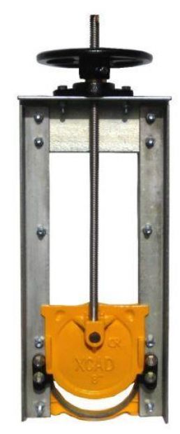 18" Canal Gate w/ 36"-120" Flat Back Frame 