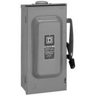 Square D Non-Fusible General Duty (Indoor/Outdoor) Safety Switch; 240 VAC, 200 Amp