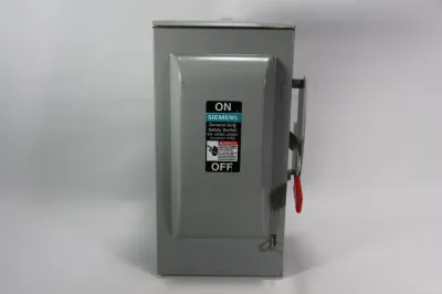Siemens 600 Volt 3-Pole 4- Wire FUSIBLE Safety Switches/Disconnects Outdoor Heavy Duty 60 Amp