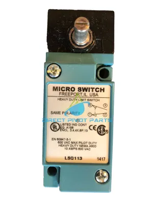 SqD Micro Switch LSQ113 10 Amp 600 VAC