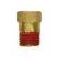 Brass 1/16" Straight-Bore Nozzle for Rain Bird & Nelson Impact Sprinklers - 1/16