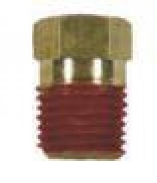Brass 1/4" NPT Straight-Bore Nozzle for 3/4" Impact Sprinklers