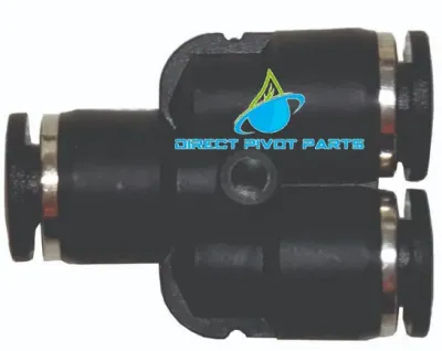 1/4" x 1/4" NPT Swivel Y Connector- Nylon Valve Fittings