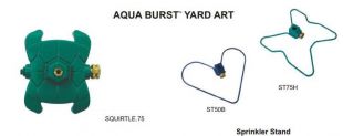 Aqua Burst Yard Art