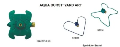 Aqua Burst Yard Art 3/4" NPT X Hose Turtle Shape Sprinkler