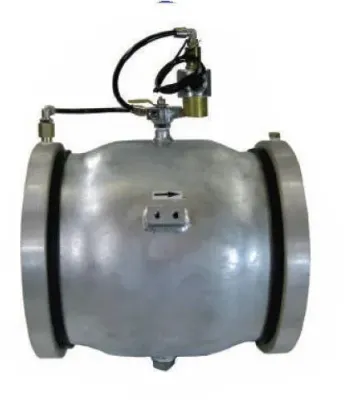 8" XCON Electric On/Off Valve 120 Volt AC