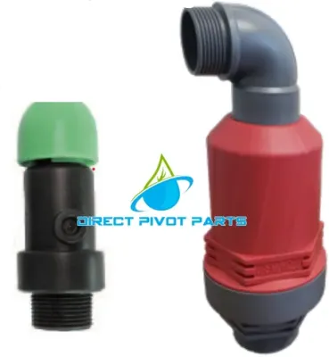 Plastic Air Vent / Vacuum Relief Valve (Choose Size/Style)