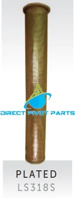 Plated 4" x 36" with 3/32" Mesh, Open and Rolled End Pipe