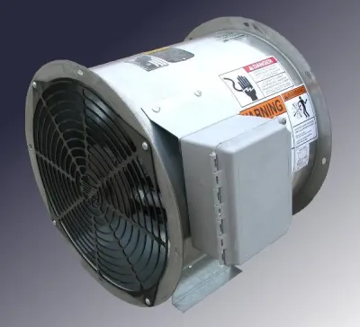 Caldwell 24" 5 HP 3-Phase 575 Volt Axial Grain Bin Fan w/ Controls