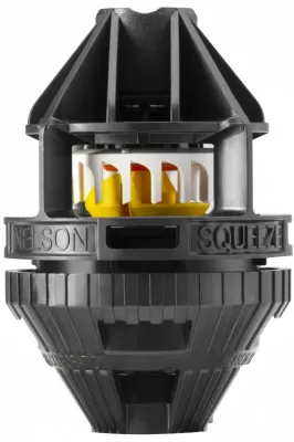 R2000 Assembled Cap, Body & 2TN - K2 15° YELLOW PLATE, #10 DK BLUE 2TN