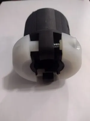 Hubbell HBL2711 Twist Lock Plug 30a 125/250v 3 Pole 4 Wiring Grounding