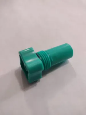 #10 Turquoise Hand-Tight Color-Coded Nozzle