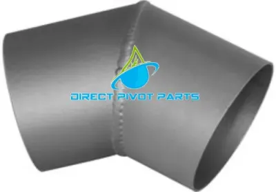 6" 45 Degree Black Steel Elbows