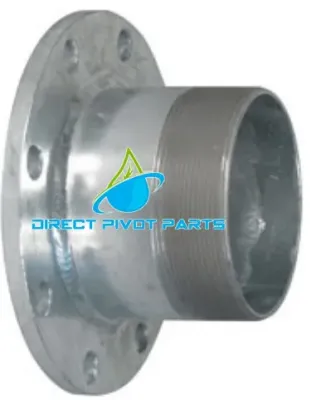Galvanized Flanged Threaded Adapter (Choose Size)