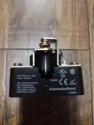 Power Relay 40 Amp 120 Volt DPDT