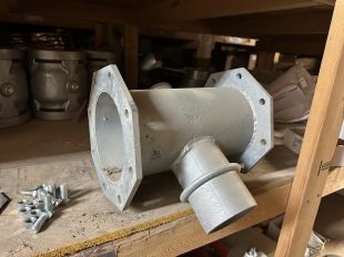 Valley Compatible 6 5/8” bolt on sand trap with flanged end