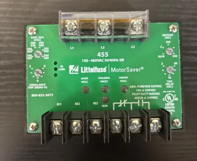 SymCom Motor Saver Model 455 3-Phase Voltage Monitor