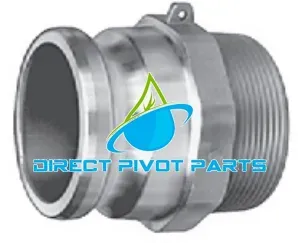 8" Aluminum Male Adapter X Male NPT Camlock 
