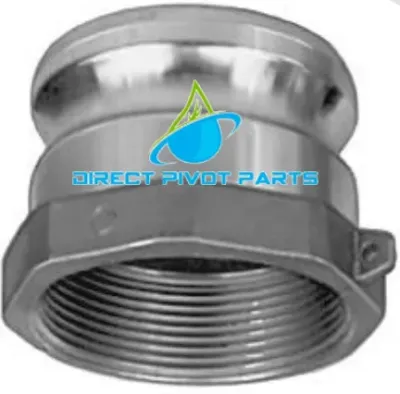 8" Aluminum Male Adapter x Female NPT Camlock