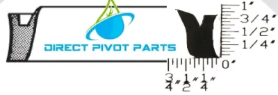 6" McDowell Pressure Lock Non-Drain SAG Style Gasket